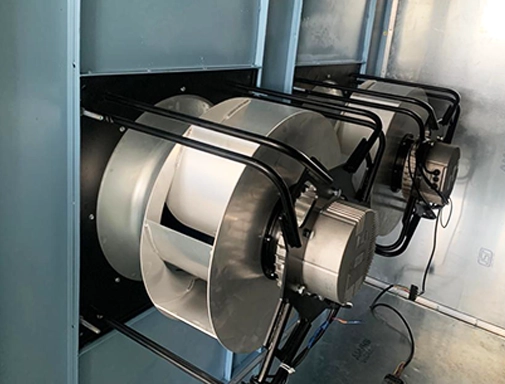 Industrial centrifugal fan assembly